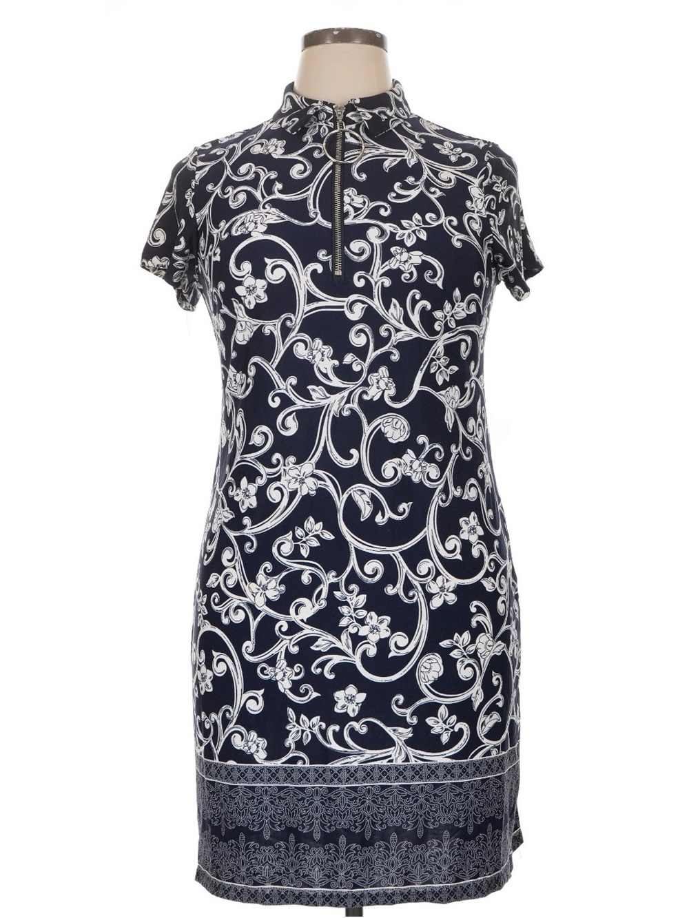 MSK 1/4 Zip Dress in Sz S